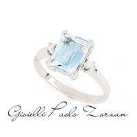 Ring Zorzan Gioielli Woman in White Gold Acquamarina 1.90 Ct ANPZ2504 - ANPZ2504